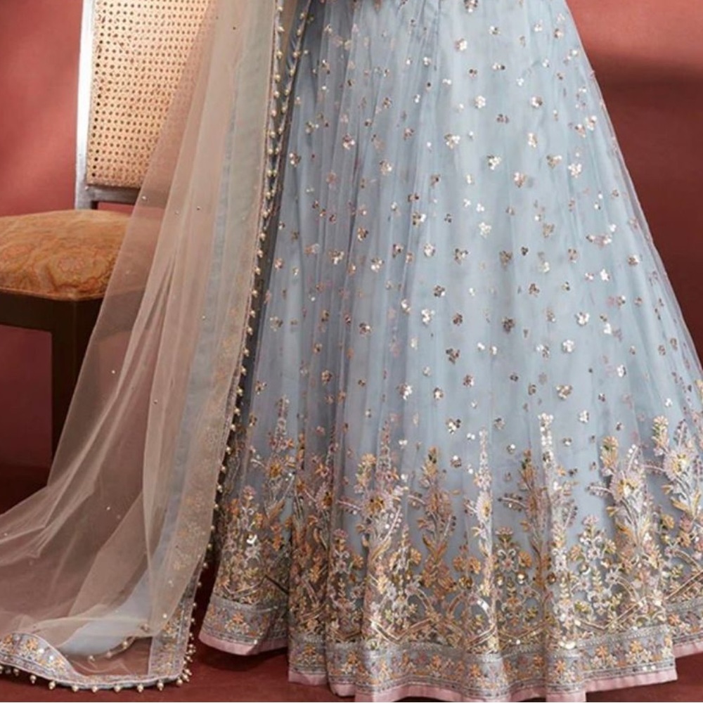 Light Blue Lehenga